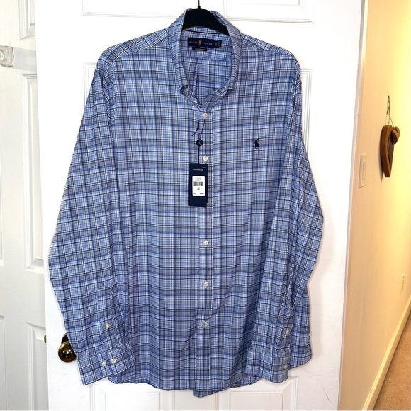 Ralph Lauren Other - NWT Ralph Lauren XXL Performance Check Preppy Button Down Dress Shirt Stretch